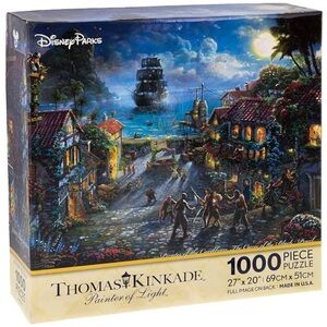 Disney Parks Exclusive Thomas Kinkade Pirates of Caribbean 27"x20" 1000 Pc